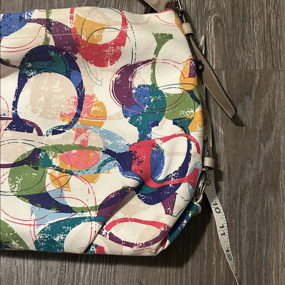 Vintage Y2K Coach‎ Multicolor Patterned Bag Crossbody
